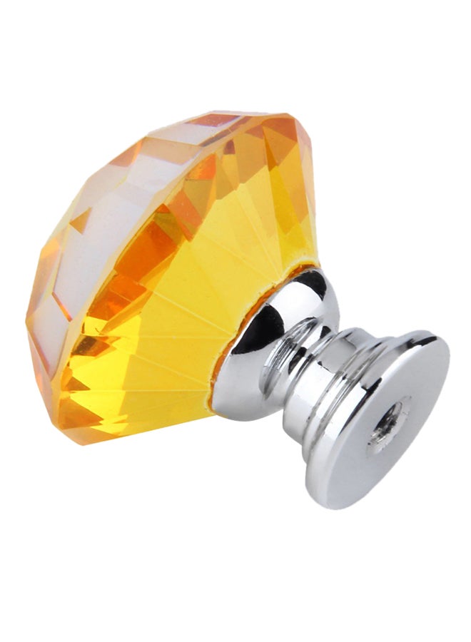 Crystal Cabinet Knob Brown