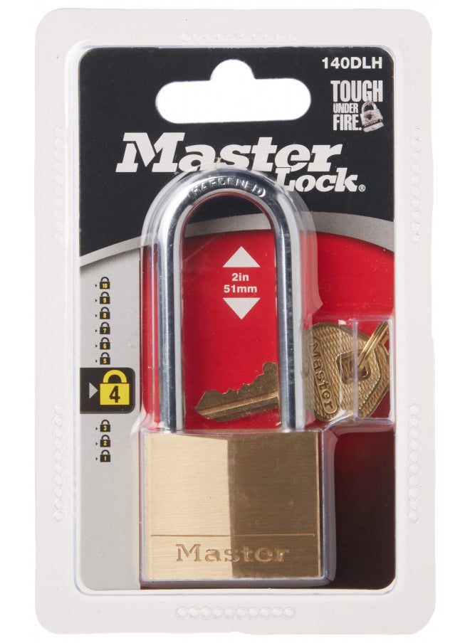 Master Lock 140DLH Padlock, 1 Pack, Bronze/Silver