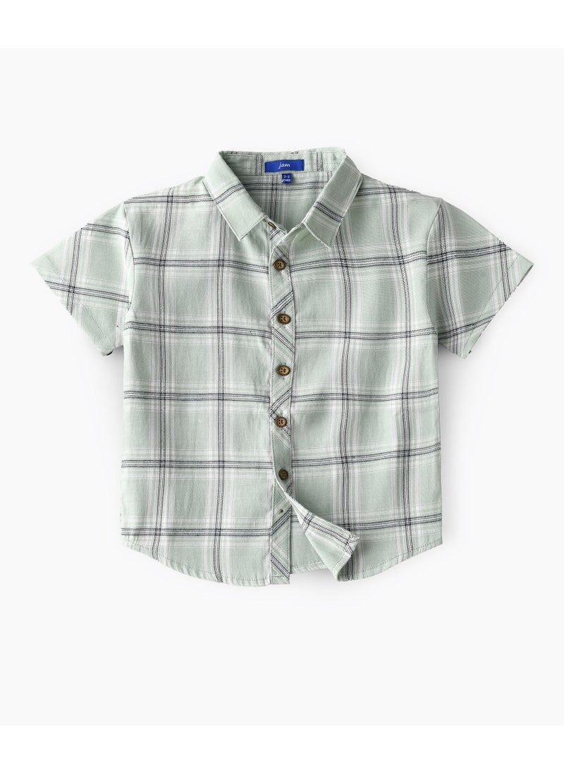 Woven checks shirt