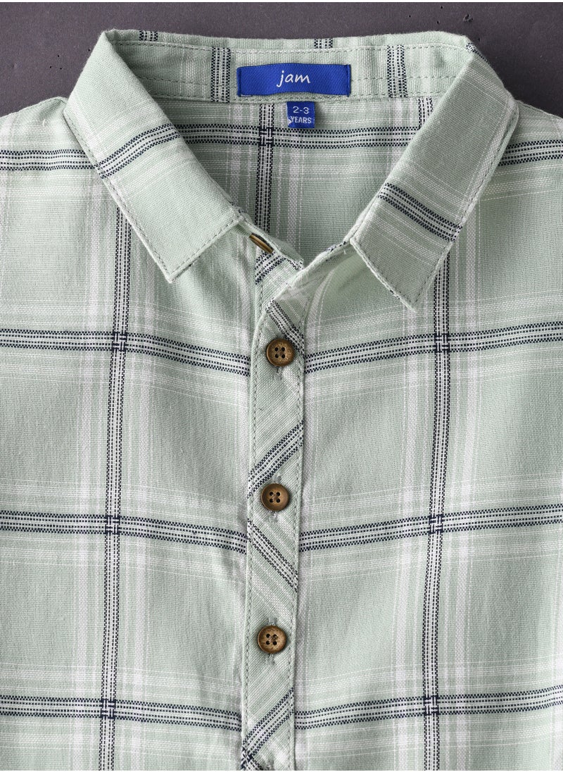 Woven checks shirt