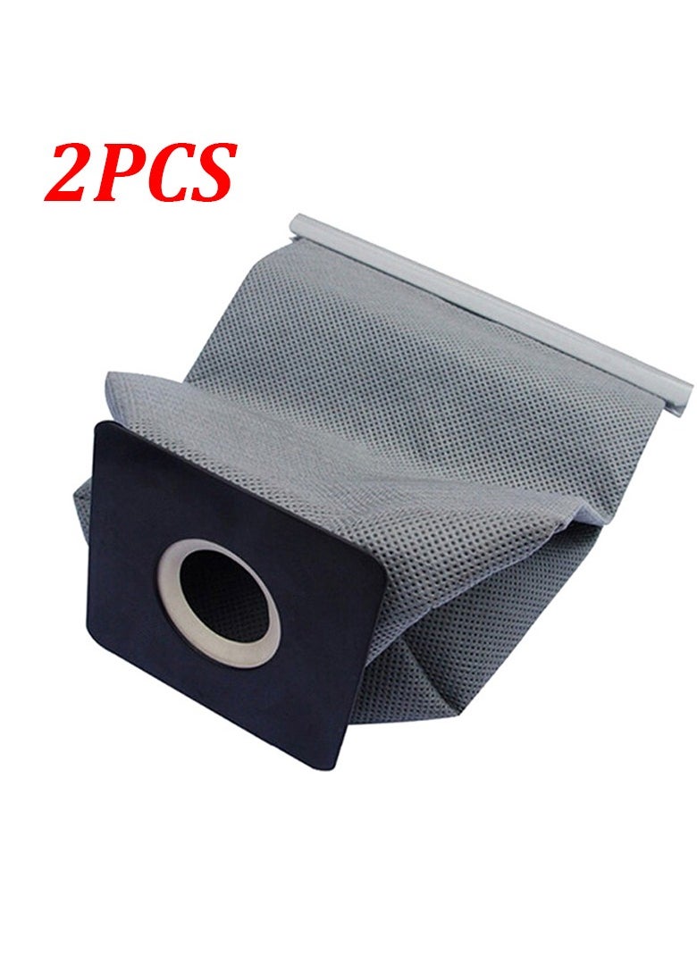 Washable Universal Vacuum Cleaner Cloth, Durable And Reliable Vacuum Cleaner Dust Bag, Reusable Vacuum Cleaner Dust Collector For Various Models, (Pack Of 2pcs, Grey)