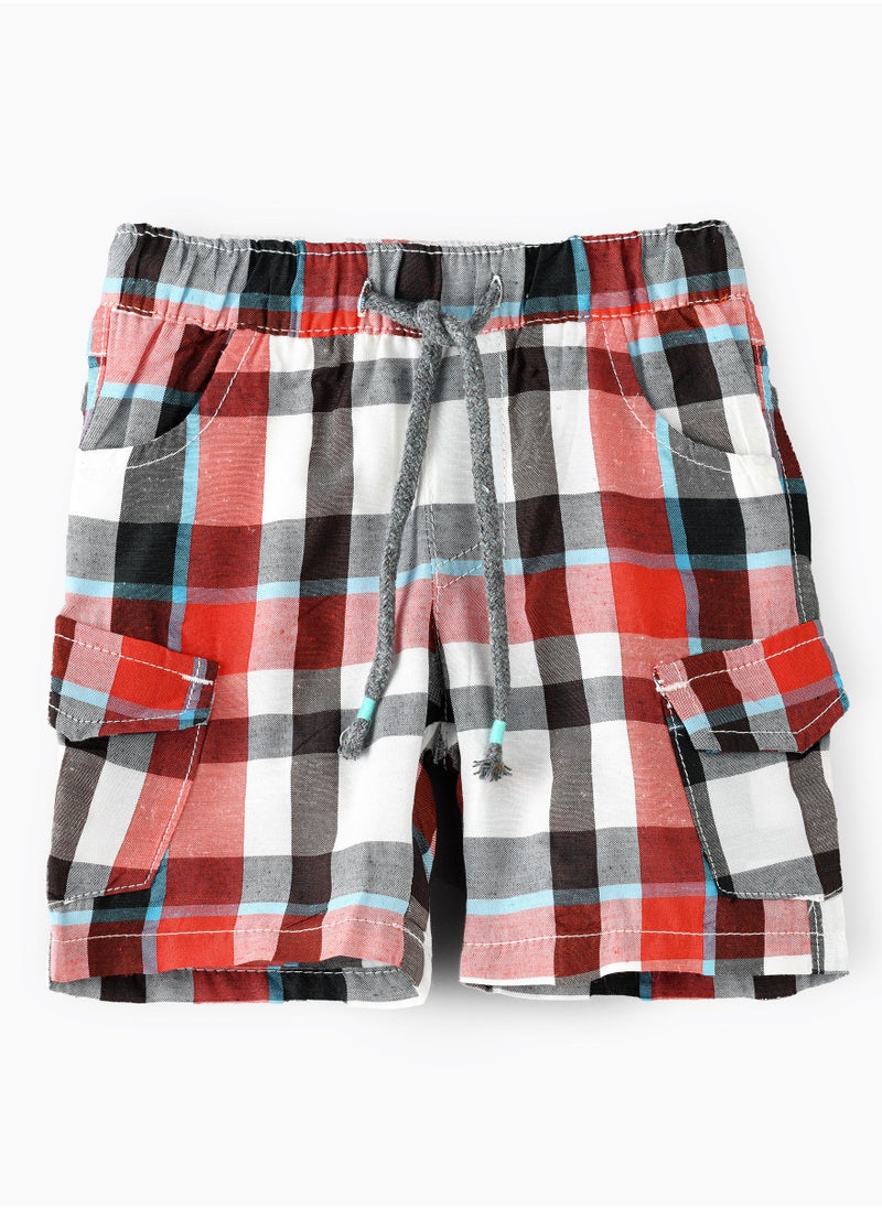 Yarn dyed checked short