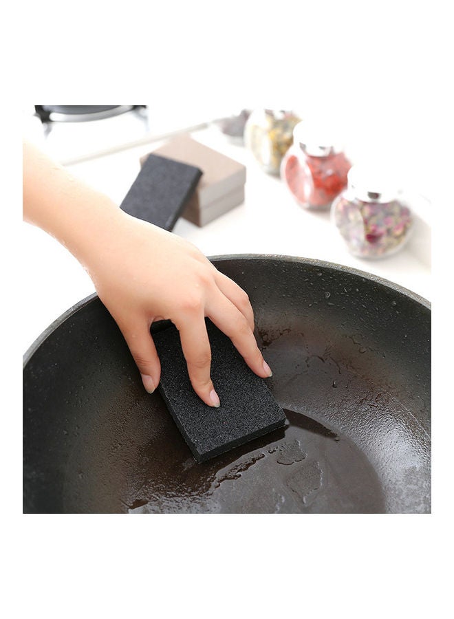 12-Piece Descaling Cleaning Sponge Brush Brown