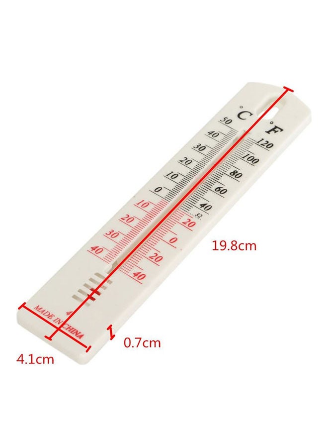 Wall Thermometer Temperature Instruments White 20 x 4 x 1cm