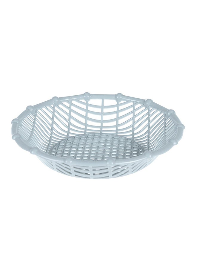 Practical Fruit Storage Basket Grey 21 x 21 x 5cm