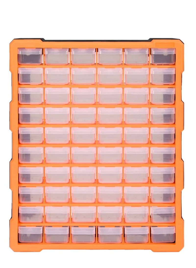 Modern Design Multi-drawer Organiser with 60 Drawers 38x16x47.5 cm