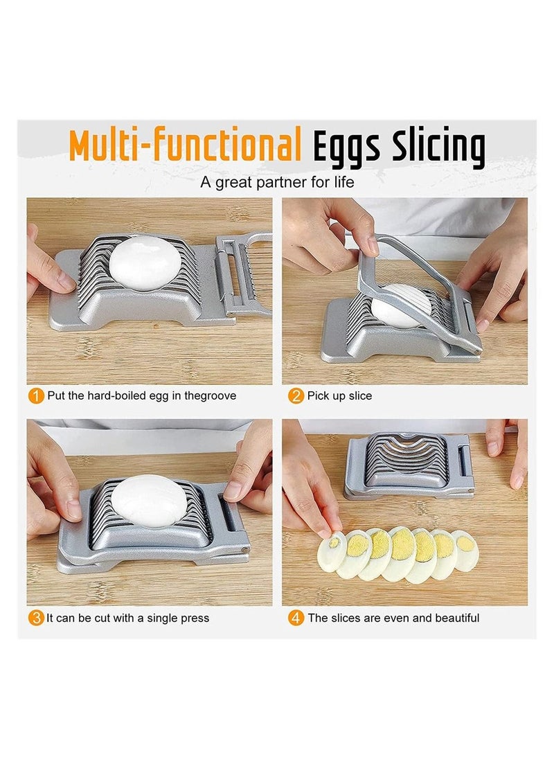 1 Piece Stainless Steel Wire Egg Slicer For Eggs Strawberry Soft Fruit