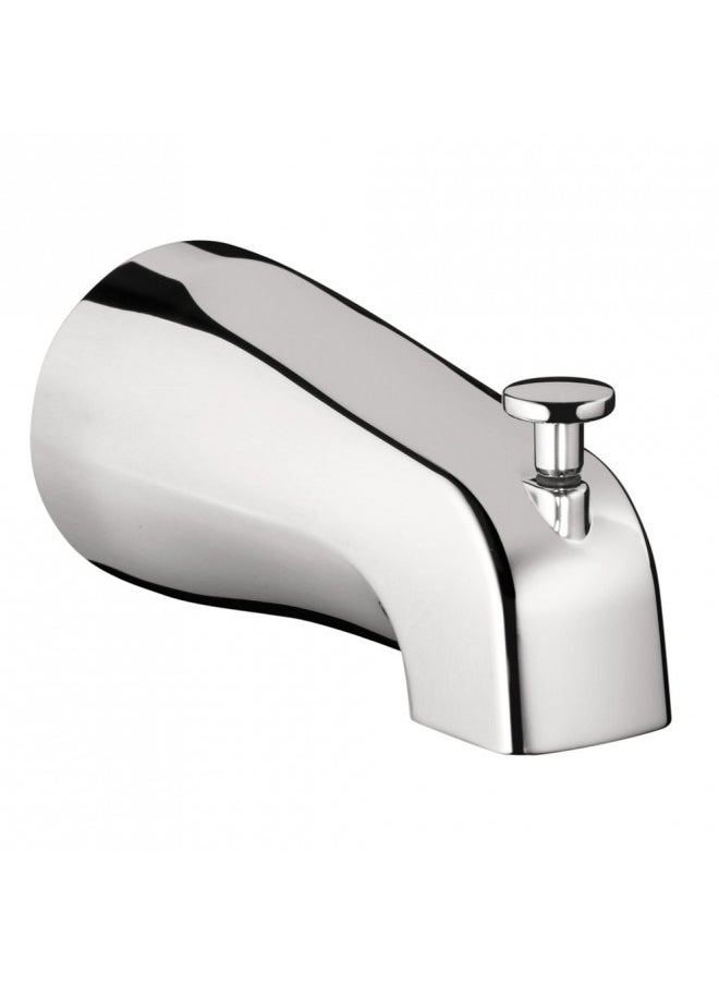 hansgrohe Tub Spout with Diverter Premium 3-inch Modern Tub Spout in chrome, 06501000 Large