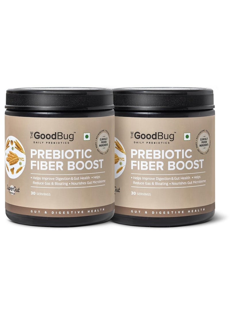 Prebiotic Fiber Boost Powder Improves Digestion Bloating And Gas 30 Servings (Pack Of 2)