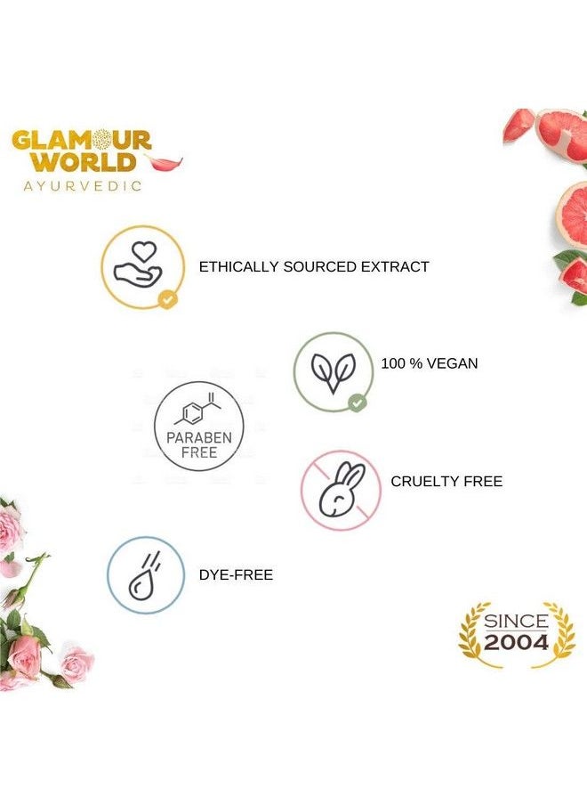 Ayurvedic Glow Shine & Bright Detanning Body Scrub I Gel Textured Body Scrub Helps Remove Suntan Leaves Skin Radiant And Smooth I Enriched With Orangepapayatomato
