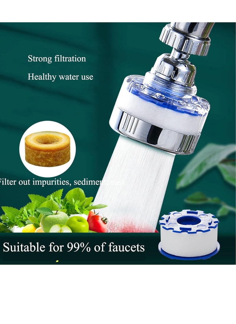 Water Faucet Filter Cartridge Replacements 10Pcs Sink Water Filter for Kitchen Bathroom Sink Filter Removes Chlorine Fluoride Heavy Metals Kitchen Bathroom Faucets PP Cotton Filter