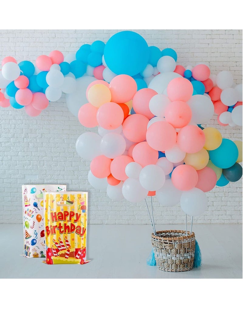 Kids Party Favors Bags, 100 Pcs Birthday Goodie Candy Bags, Small gift bag Party Goody Favor Bags for Kids Birthday, Loot Bags for Kids Birthday Party