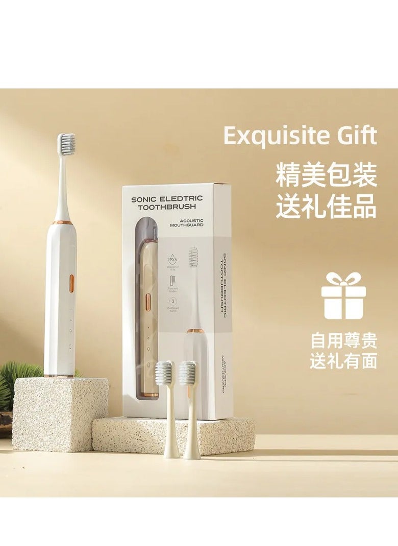 Rotating Electric Toothbrush for Adults with 8 Brush Heads, Travel Rechargeable Power Toothbrush