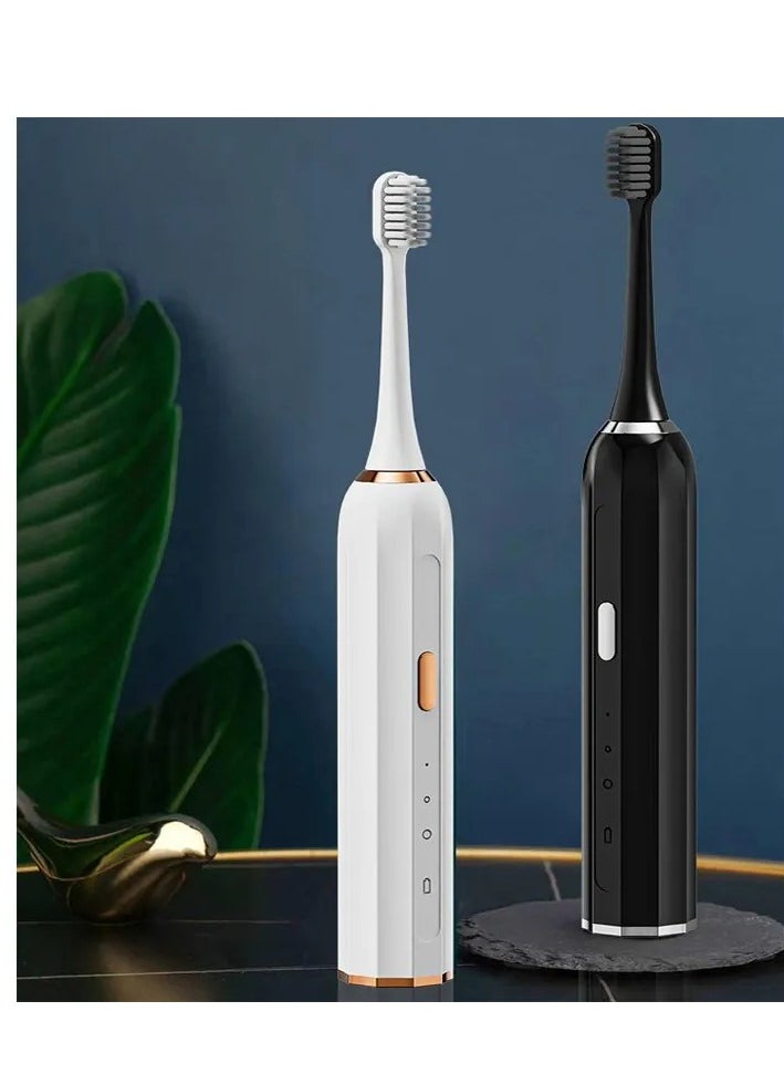 Rotating Electric Toothbrush for Adults with 8 Brush Heads, Travel Rechargeable Power Toothbrush