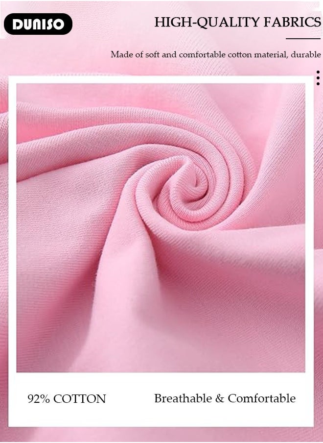 Girls Ballet Dresses Leotards with Skirt Short Sleeves, Dance Dress Ballerina Tutu Outfit Cotton Dress Ballet Skirt, Mini Skirt Princess Dresses Dance Wear Clothes for Little Girl