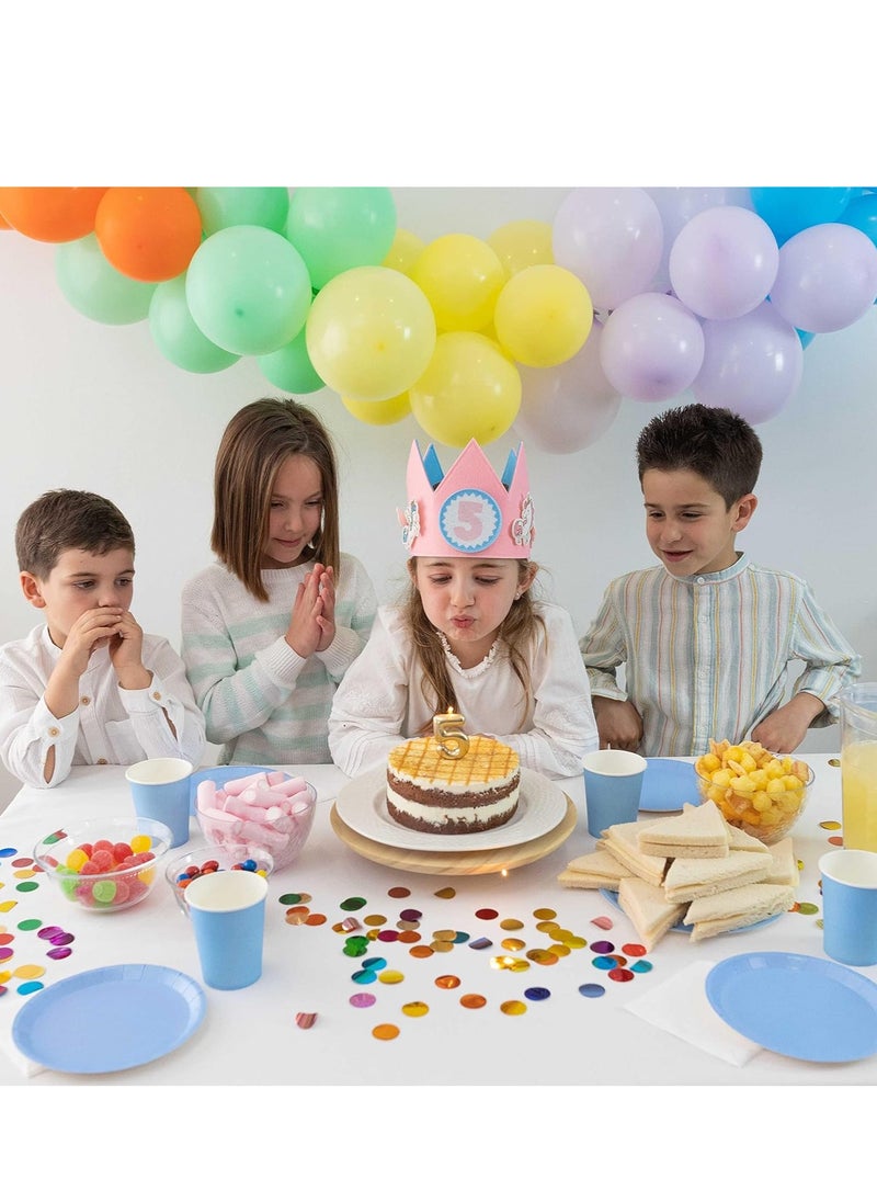 Birthday Hats for 1st Party- Glitter Crown, Kids, Baby's Photo Props, Crown Decoration, Little Girls Hair Accessories Party