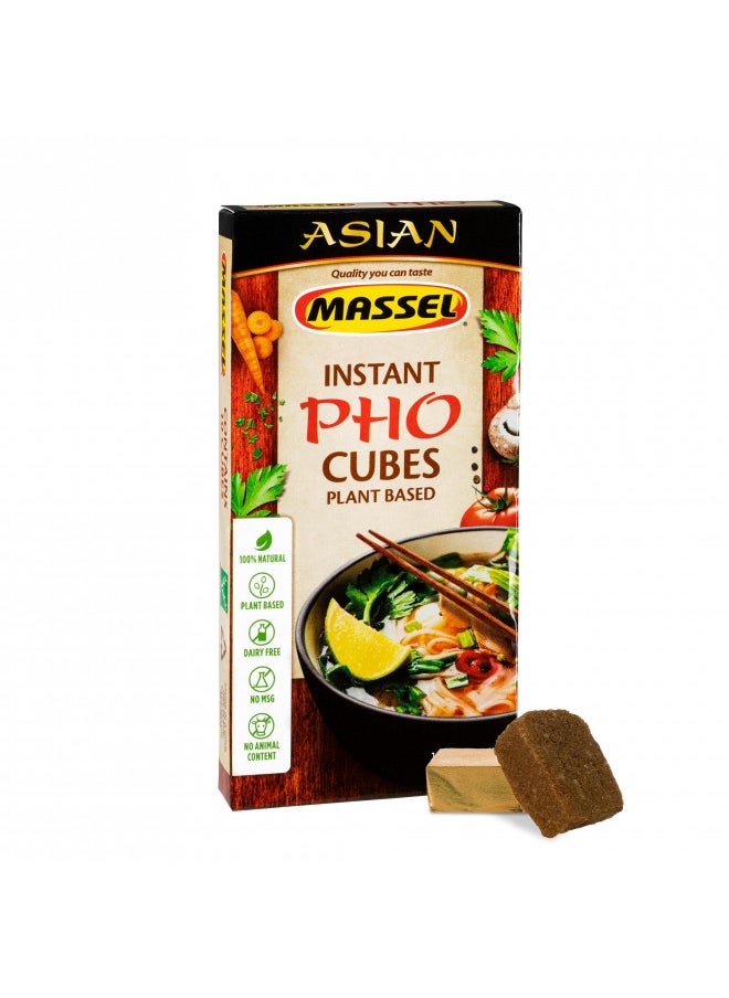 Massel Instant Pho Bouillon Broth Cubes - No MSG, Gluten Free Soup Base - 1 Pack (1 x 105g)