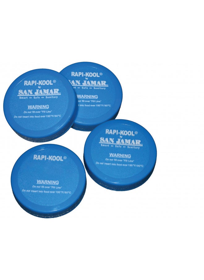 San Jamar RCUCAPPAK Rapi-Kool Replacement Cap(pack of 4)