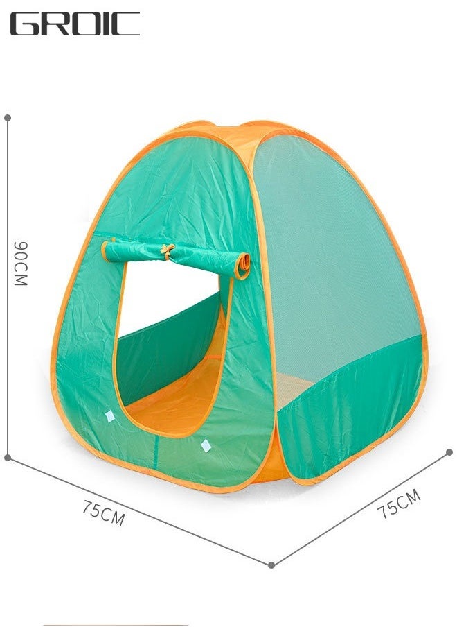 15 Pcs Kids Explorer Kit, Pop Up Tent with Kids Camping Gear Set, Bug Catcher Kit for Kids,Outdoor Toys Camping Tools Set for Kids, STEM Educational Toy Binoculars & More for Nature Exploration