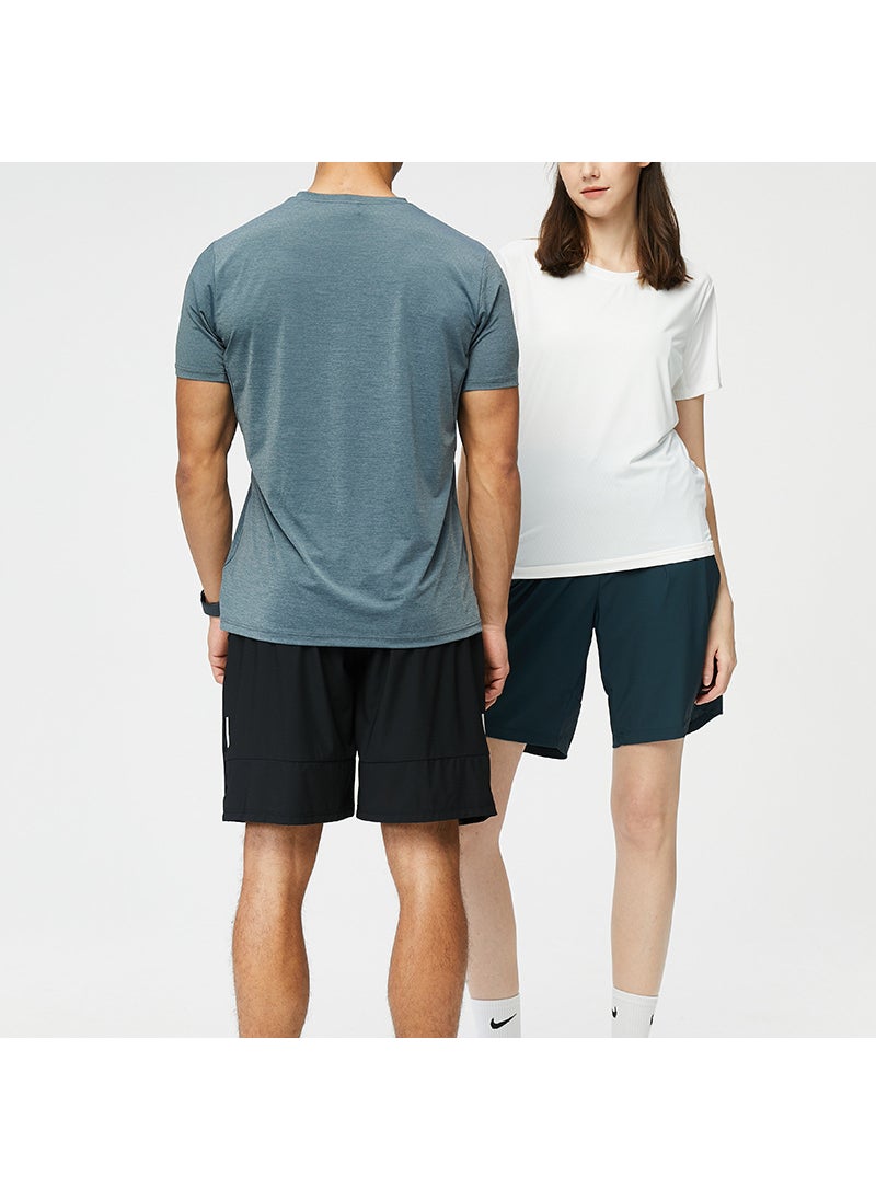 Mens Quick-Dry Sports T-Shirt Lake Blue