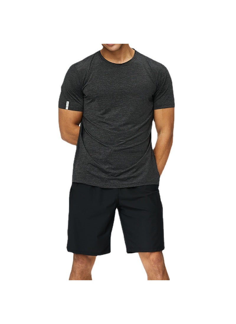 Mens Quick-Dry Sports T-Shirt Fruit Green