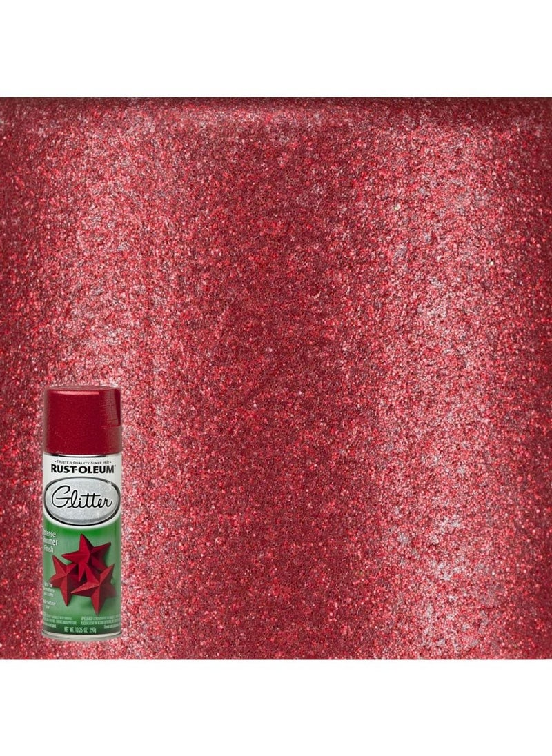 RustOleum Glitter Bright Red 10.25Oz