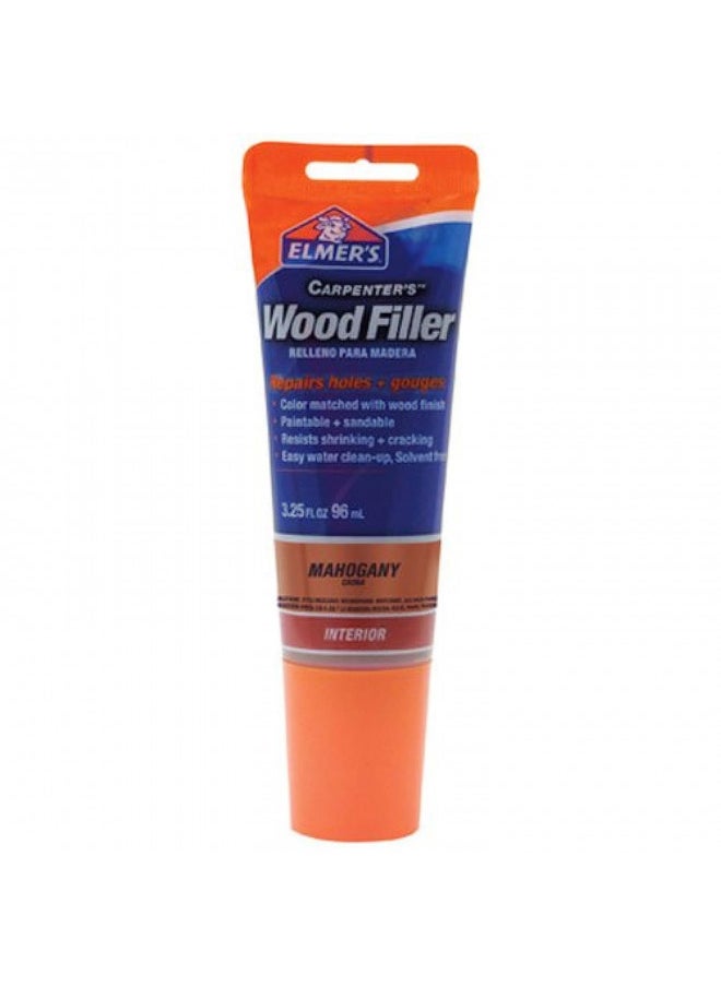 Elmer's E864 Carpenter's Wood Filler, 3.25-Ounce Tube, Mahogany