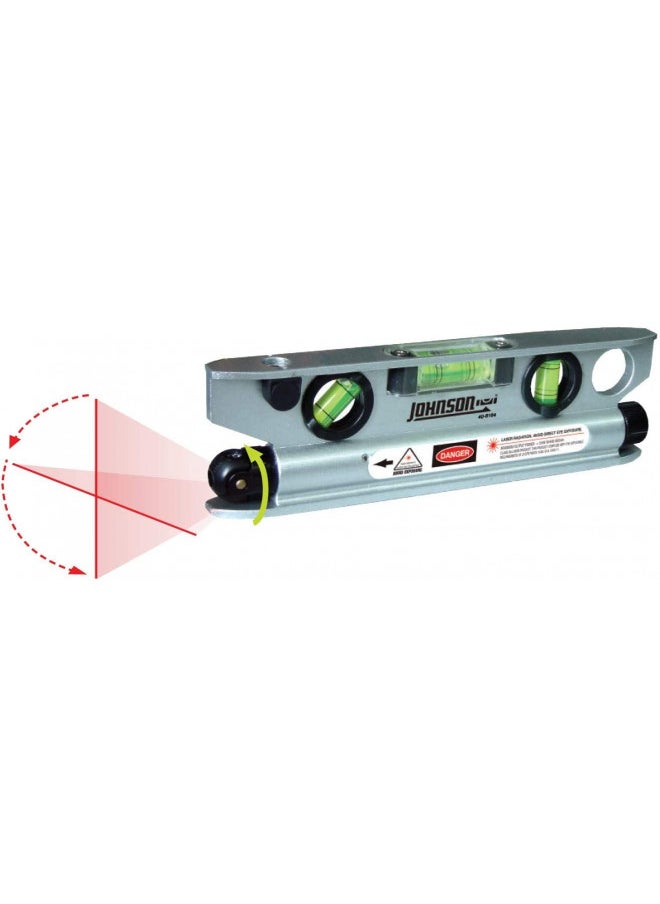 Johnson Level & Tool 40-6164 Magnetic Torpedo Laser Level, Red, 1 Laser Level