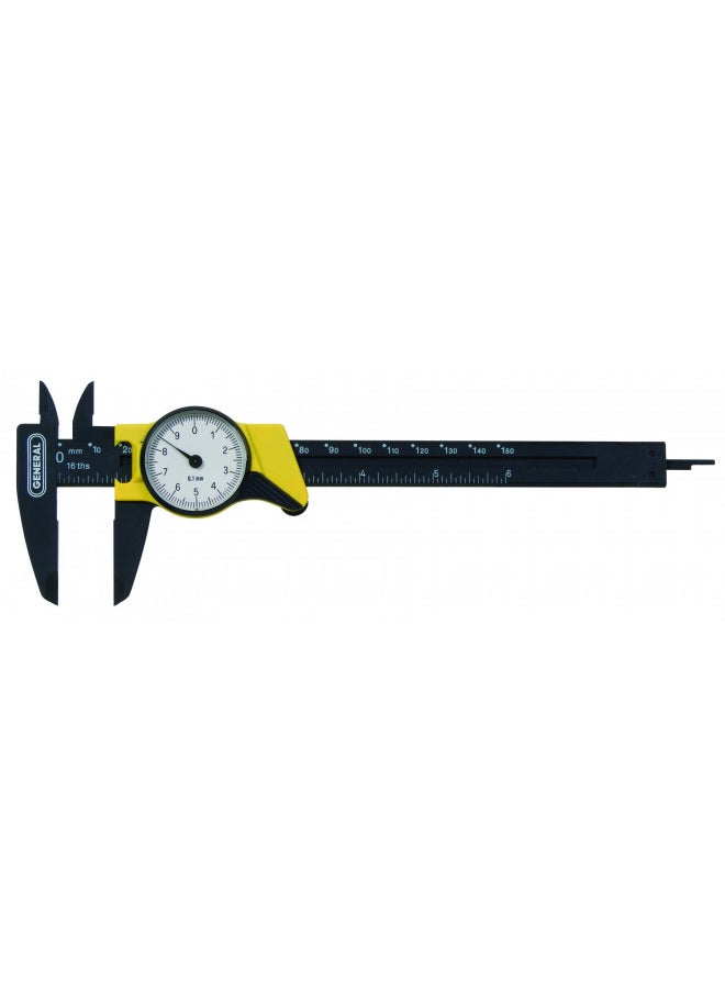 General Tools 144MM Plastic Metric Dial Caliper 6-Inch