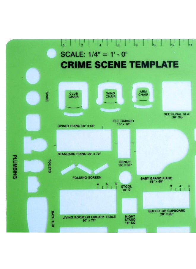 Crime Scene Drawing Template