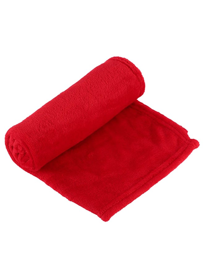 Comfortable Sleeping Bed Blanket fleece Super Red