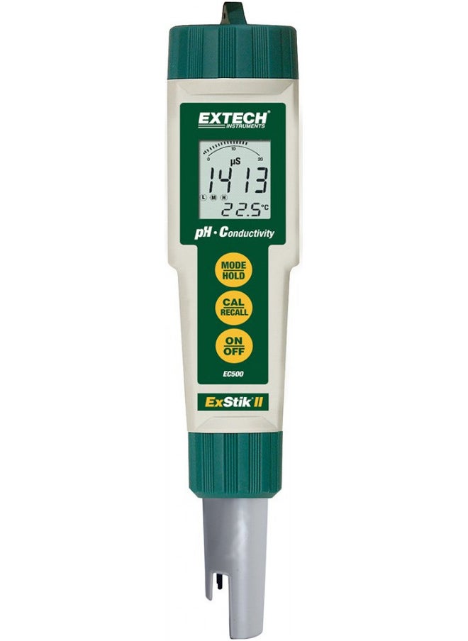 Extech EC500 Waterproof ExStik II pH/Conductivity Meter