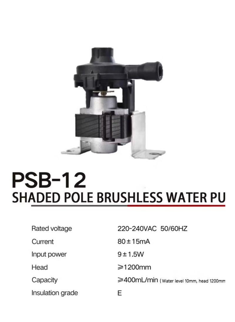 PSB-12 Compact Air Conditioning Drain Pump Suitable for Wall Mounted Air Duct Water Pump AC-220 8-WATT 1-3P 1.2m Universal Voltage