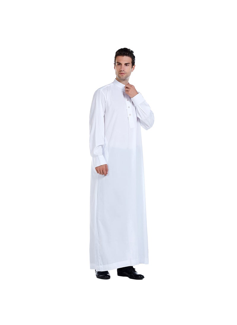 Mens Middle Eastern Thobe TH815 Hot Sale White