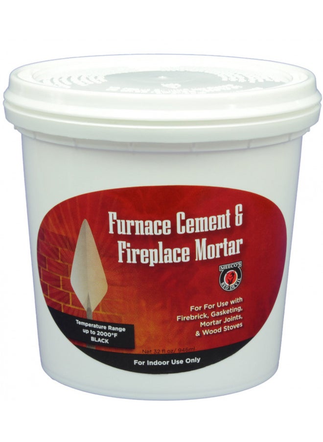 MEECO'S RED DEVIL 1354 Furnace Cement and Fireplace Mortar