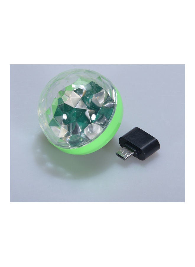 Mini Colorful DJ Laser Light with USB Plug Multicolour 4 x 4 x 4cm