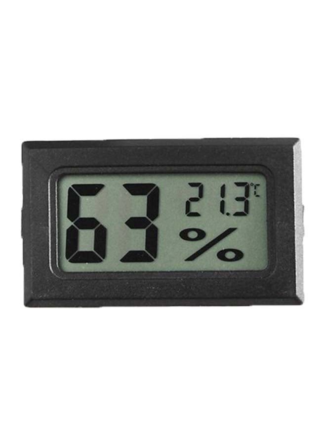 LCD Digital Thermometer And Hygrometer Black/Grey