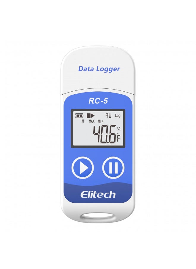 Mini LCD display USB High Accuracy Temperature Data logger / recorder, 32000 points Record