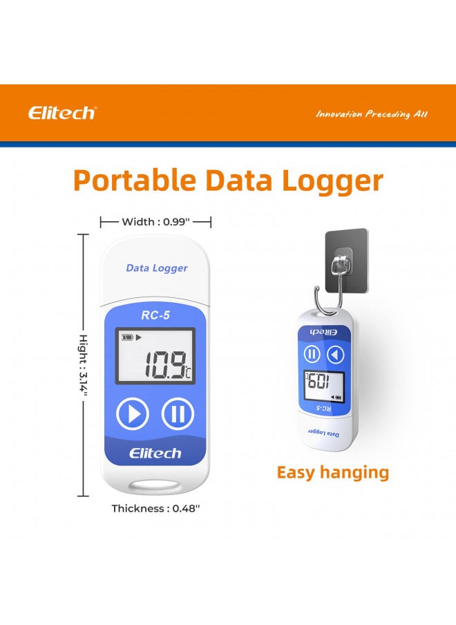 Mini LCD display USB High Accuracy Temperature Data logger / recorder, 32000 points Record