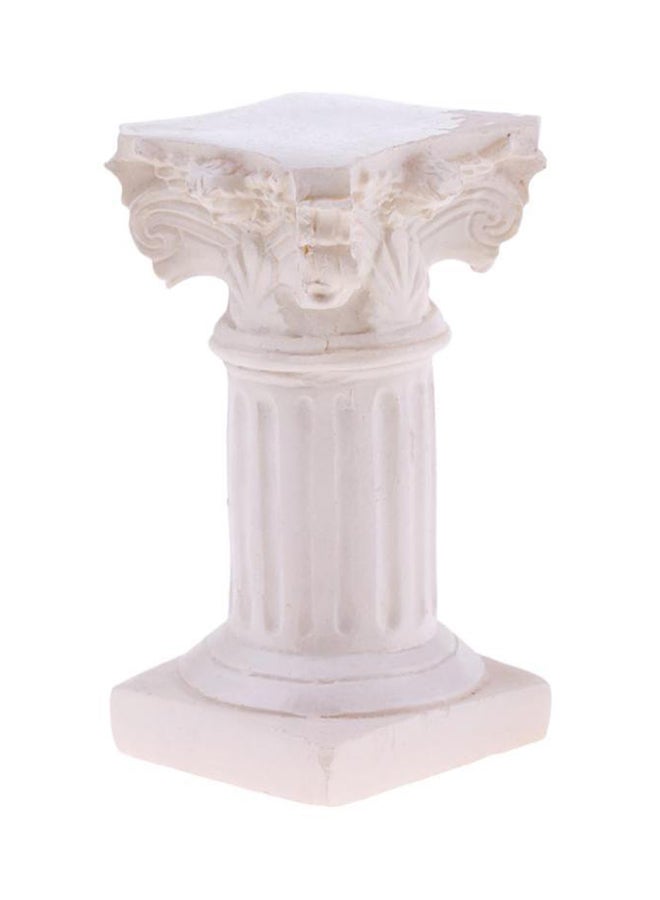 Roman Column Pillar Model White 4 x 7 x 4centimeter