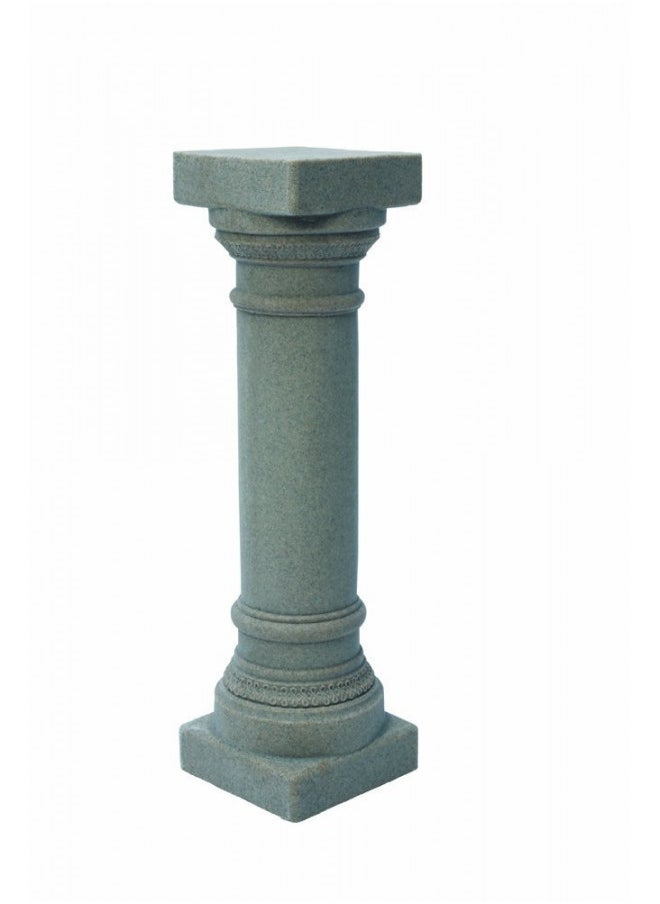 EMSCO Group Greek Column Statue Natural Granite Appearance Made of Resin Lightweight 32 Height