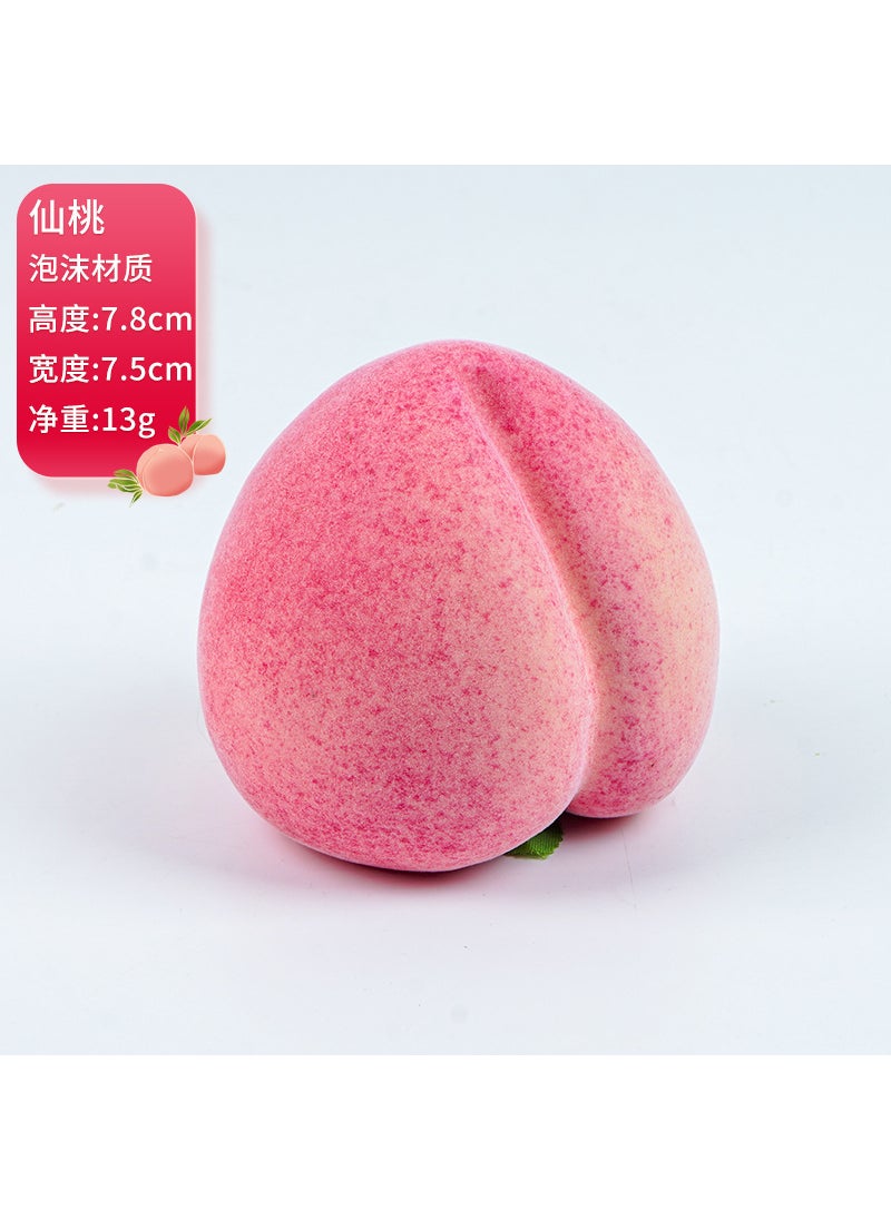 Artificial Large Peach Model Decor Xiantao