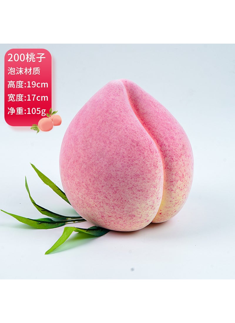 Artificial Large Peach Model Decor 200 peach