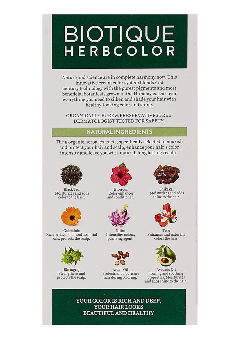 Bio Herb Color Conditioning Hair Color, 50g + 110ml Brown 4N  Pack of 1