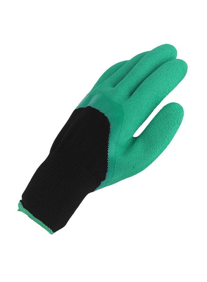 Waterproof Household Gloves Green/Black