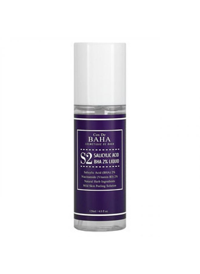 Cos De BAHA Salicylic Acid BHA 2% Liquid 4 fl oz 120 ml