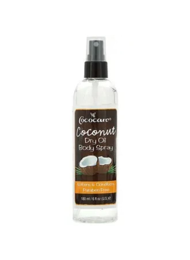 Cococare Coconut Dry Oil Body Spray 6 fl oz 180 ml