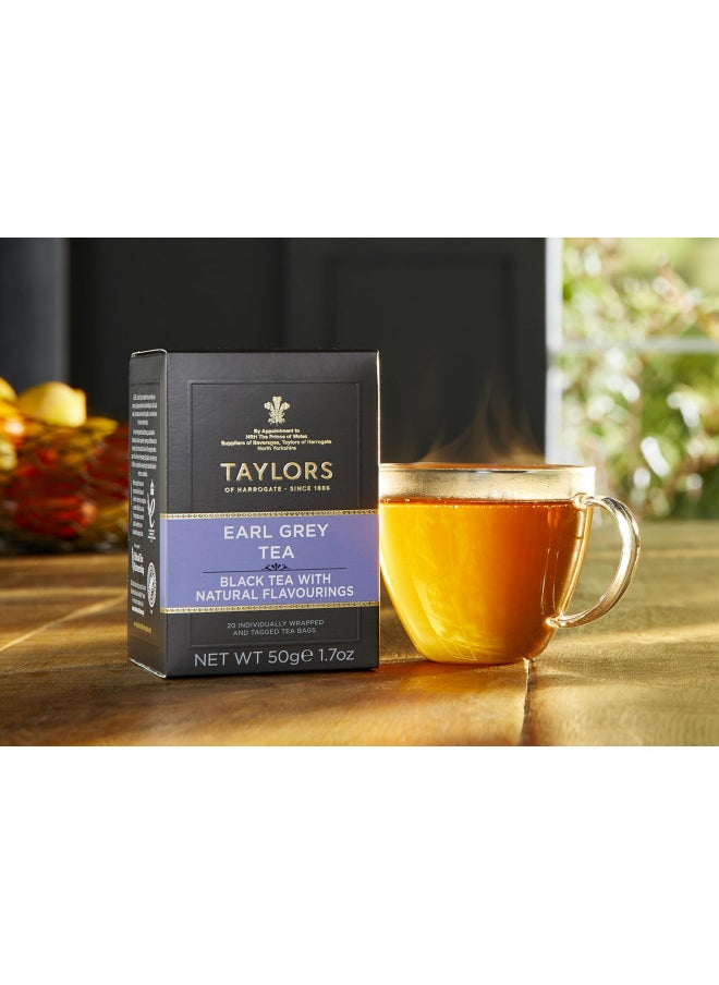 Taylors of Harrogate Earl Grey, 20 Count (Pack of 6)