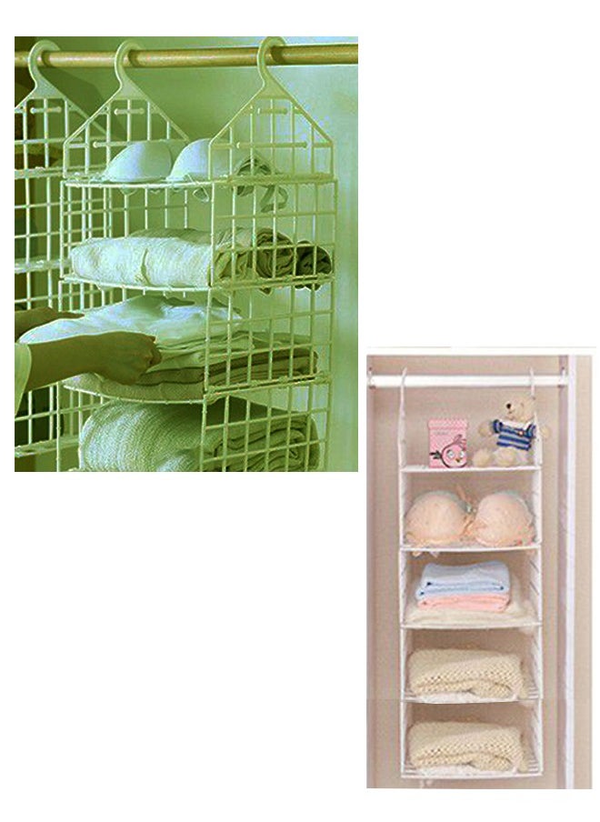 5 Layer Foldable Wardrobe Hanging Storage Organizer