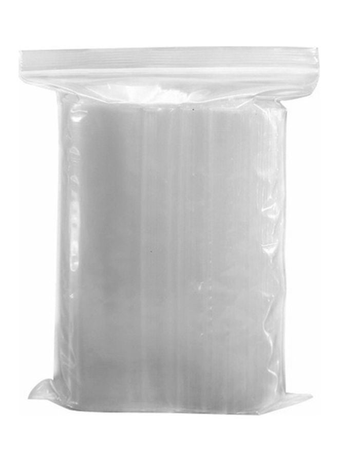 100-Piece Plastic Storage Bags Clear